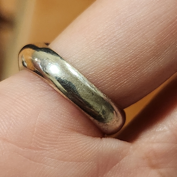 Vintage Sterling Silver Ring Size 7.5 9.9 grams - Picture 3 of 12